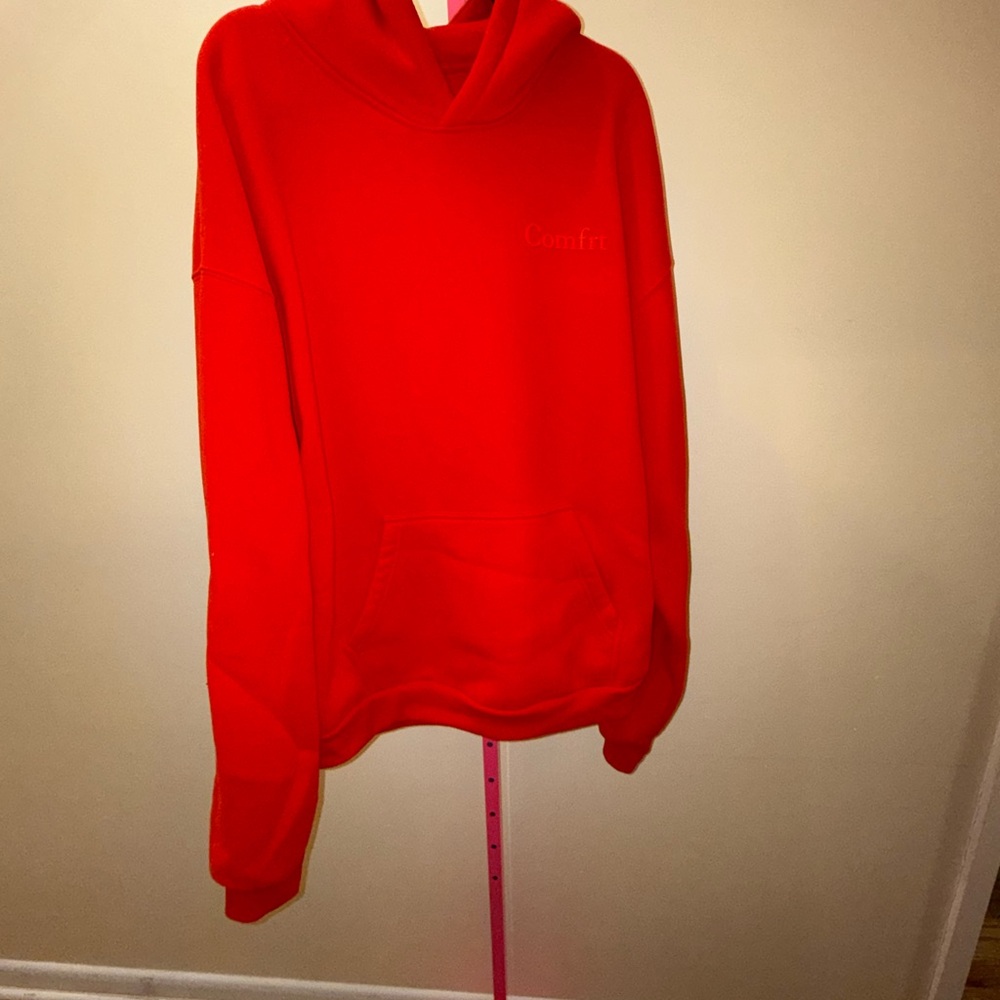 Comfri Women's Red Hoodie Sweatshirt